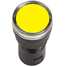 Лампа AD16DS (LED) матрица d16мм желтый 110В AC/DC ИЭК